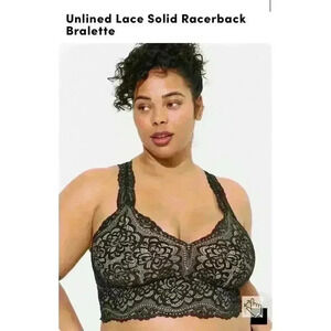 Unlined Racerback Bralette Size 1